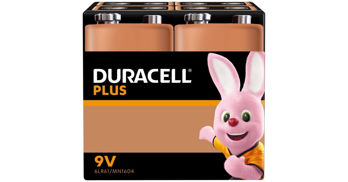 DuracellPlus Power E-Block (9V-Block) batterij  (4 stuks)