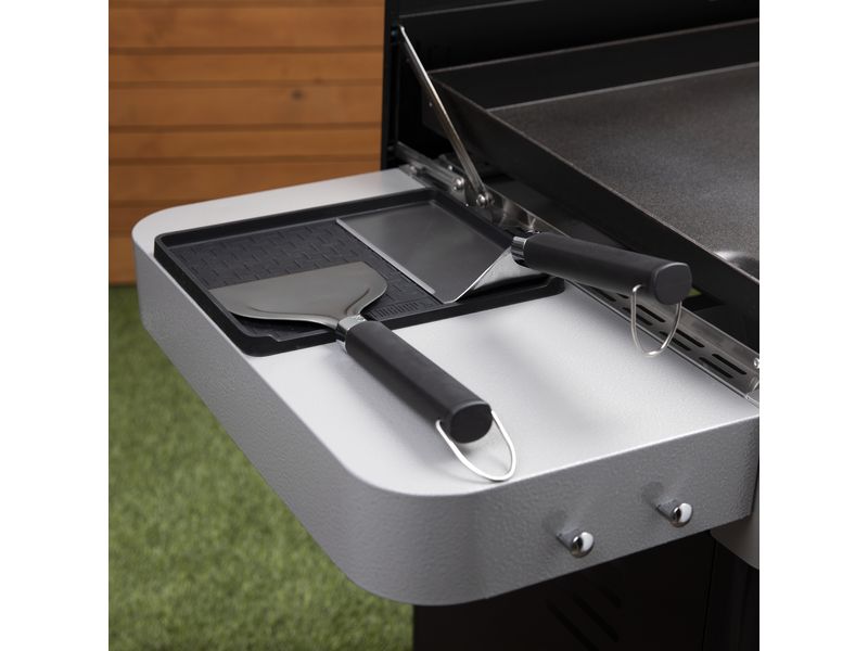 Weber Grillbesteckmatte Schwarz Grillhilfe für müheloses Grillen