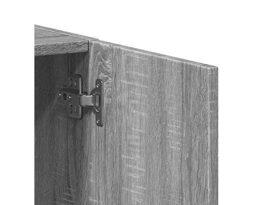 Armoire de classement sonoma gris bois d'ingénierie
