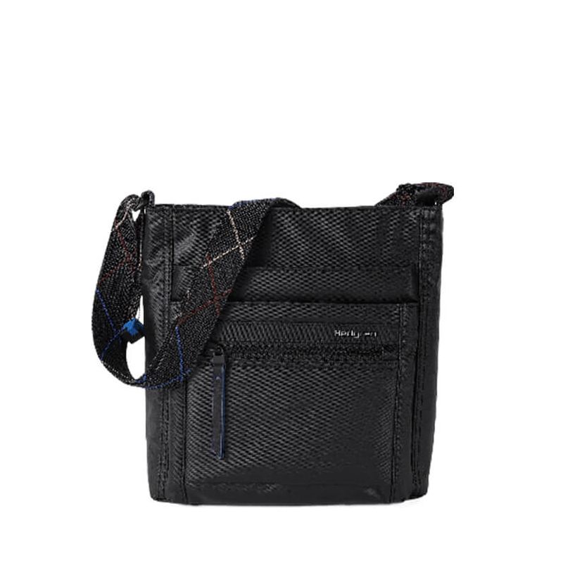Sac bandoulière Orva 25,5 cm Creased Black