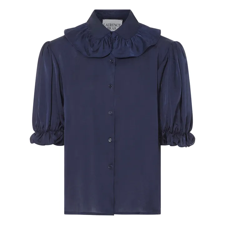 Laurence Bras Blouse Sauce | Bleu marine
