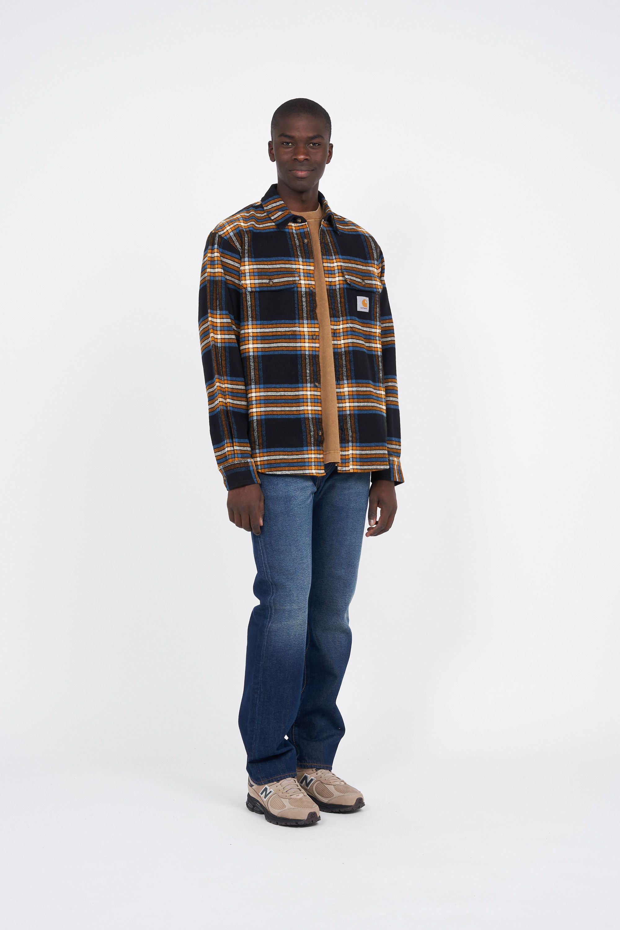 CARHARTT WIP Chemise L/S Hawkins Shirt Multicolore