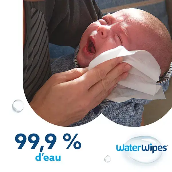 Lenços umedecidos WaterWipes Pure, 60 unidades