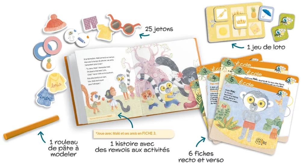 LIS ET JOUE AVEC MAKI - L'ECOLE
