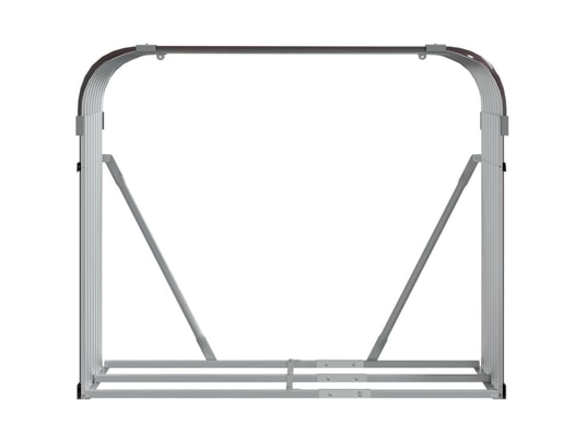 VIDAXL - Sac à outils Porte-bûches marron 120x45x100 cm acier galvanisé