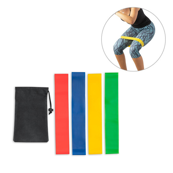 hi!dea 99970 - Jeu de bandes élastiques avec pochette en non-tissé