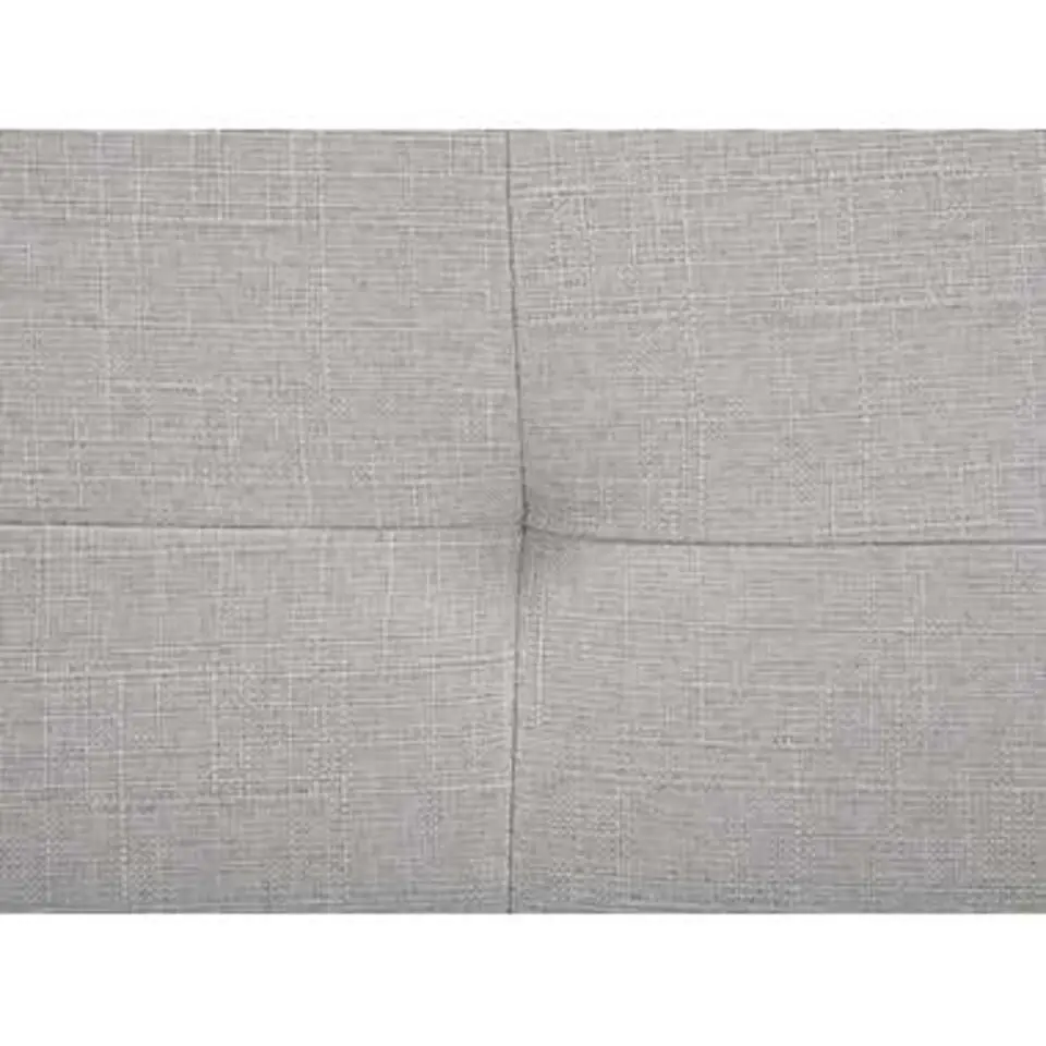 ROCHELLE - Tweepersoonsbed - Lichtgrijs - 140 x 200 cm - Polyester