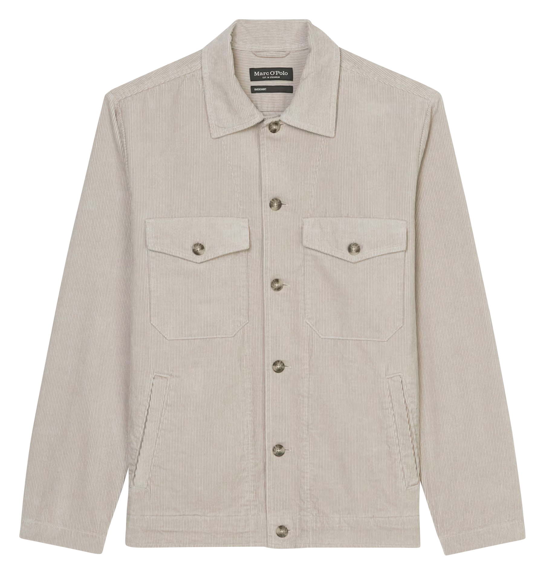 Surchemise en coton bio | Gris