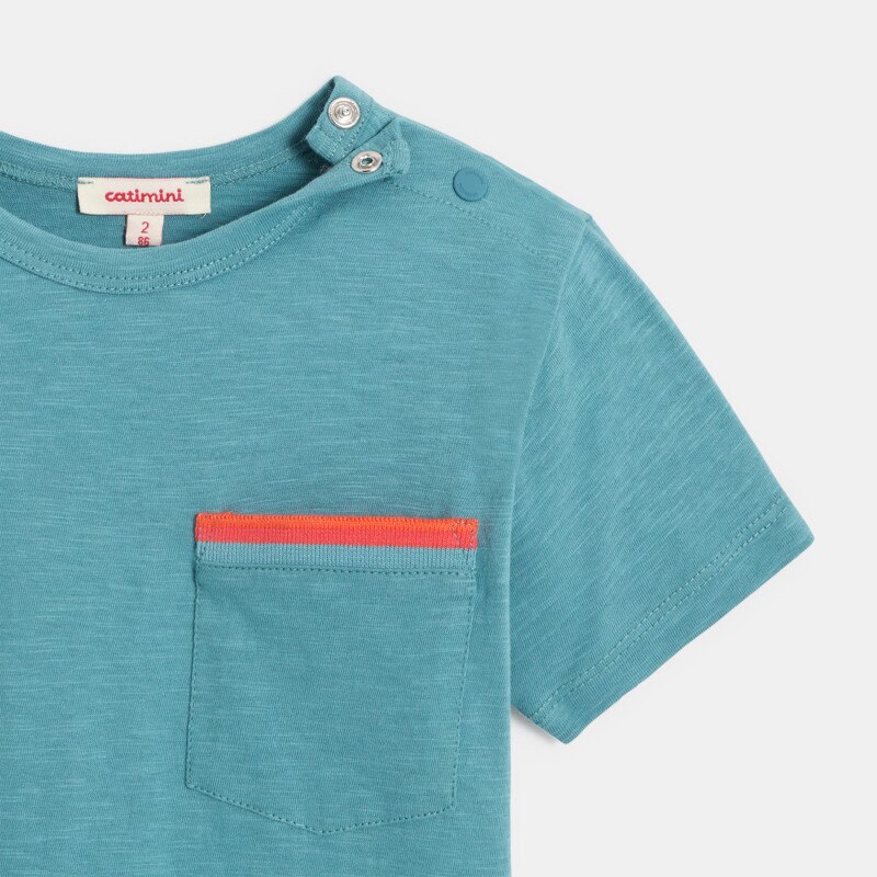 T-shirt bébé garçon bleu Catimini Turquoise