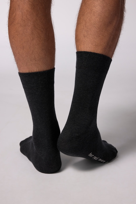 JP1880 Socken, 2er Pack, Ringel, uni