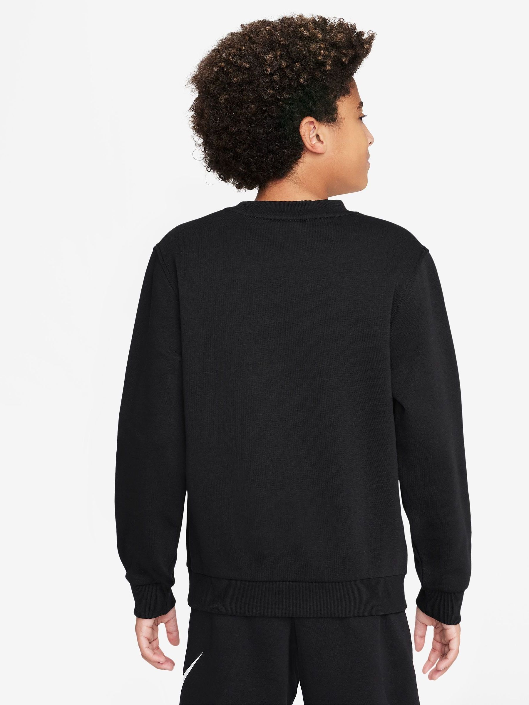 Zwart - Nike Club fleece sweatshirt
