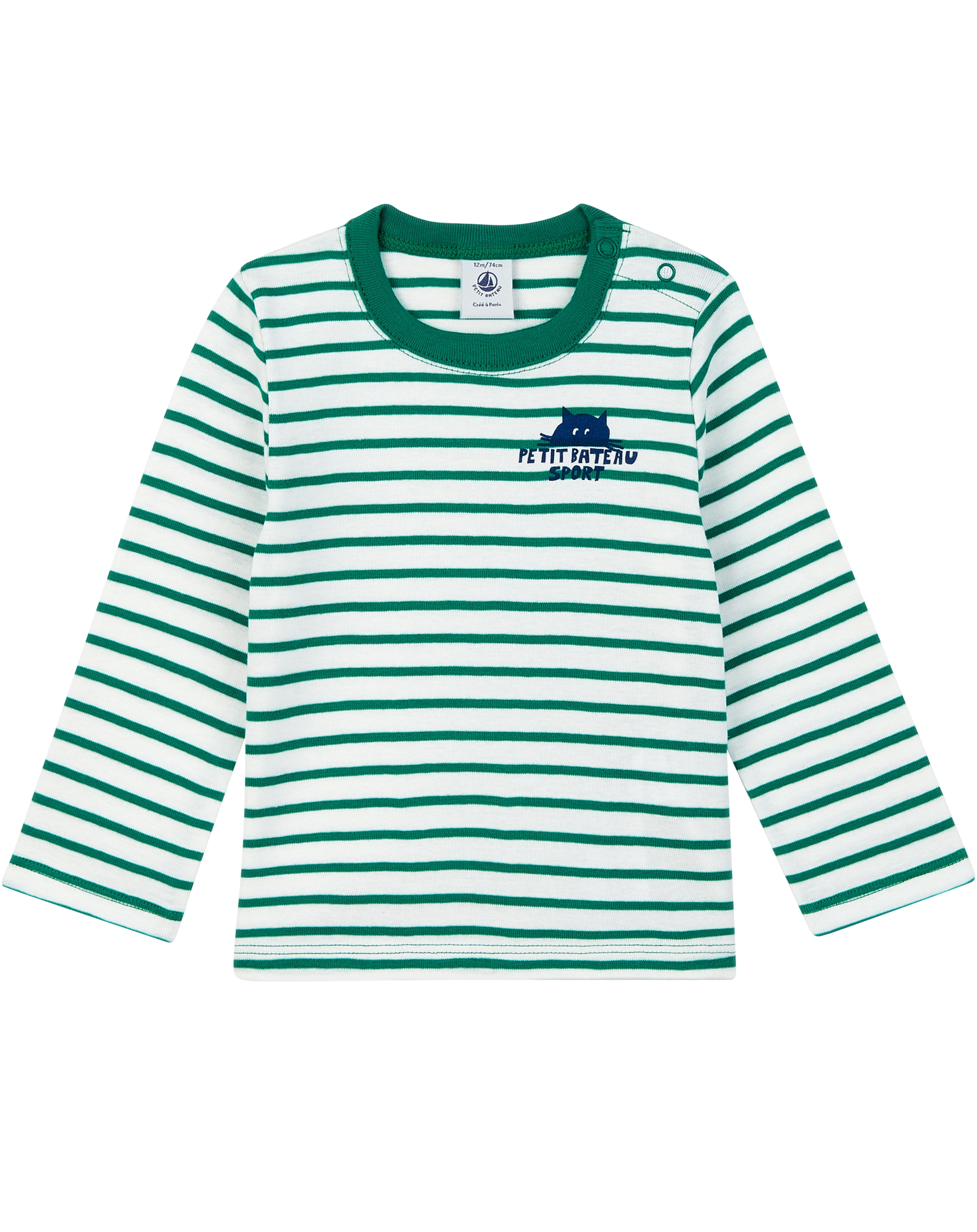 Langarmshirt THIRION in marshmallow/pivert