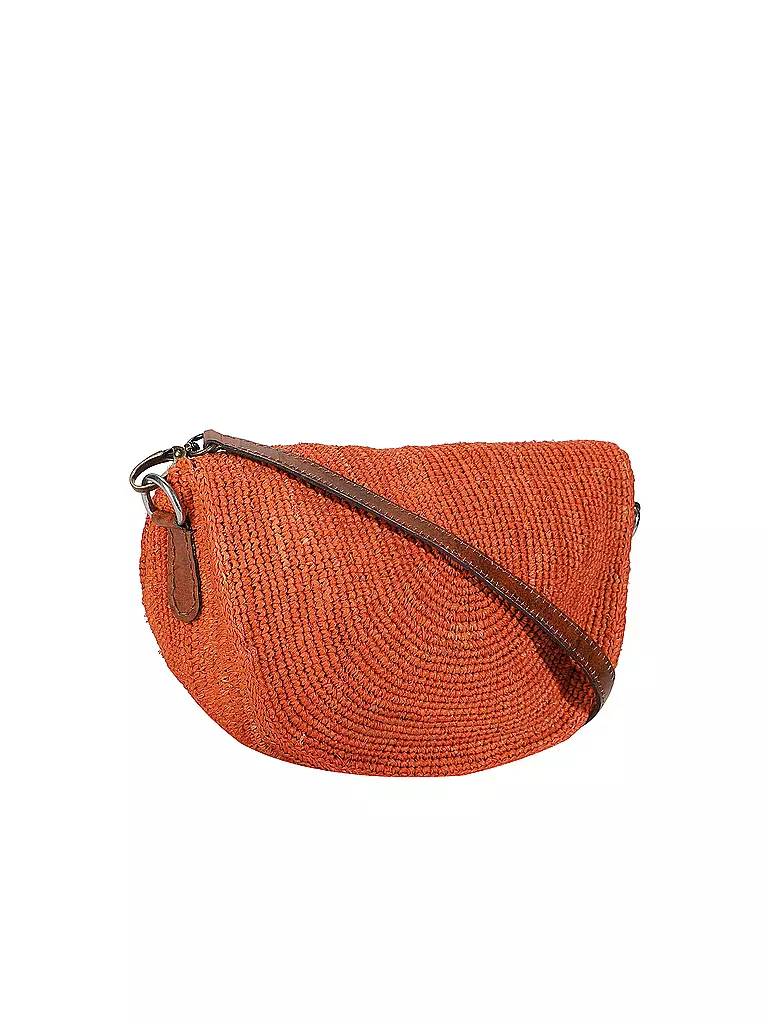 IBELIV Strohtasche - Mini Bag TIAKO orange