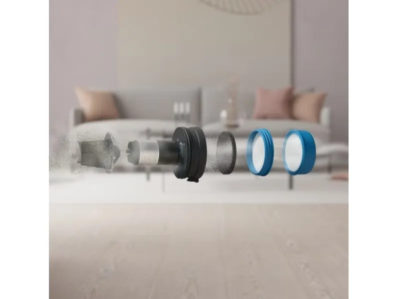 Electrolux EP71HB14UV, Stick vakuum, Poseløs, Cremefarvet, 0,3 L, 11,5 l/s, Rektangulær