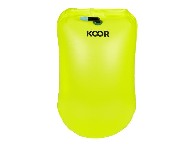KOOR Schwimmboje Booa Giallo 20 l Dry Bag und Schwimmboje in einem