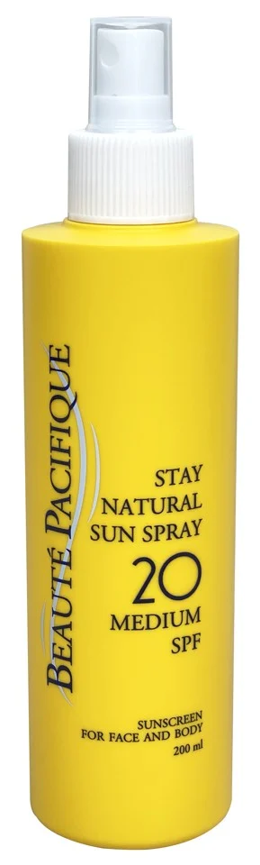 Beauté Pacifique - Stay Natural Sun Oil Spray SPF 20 - 200 ml - Solcreme
