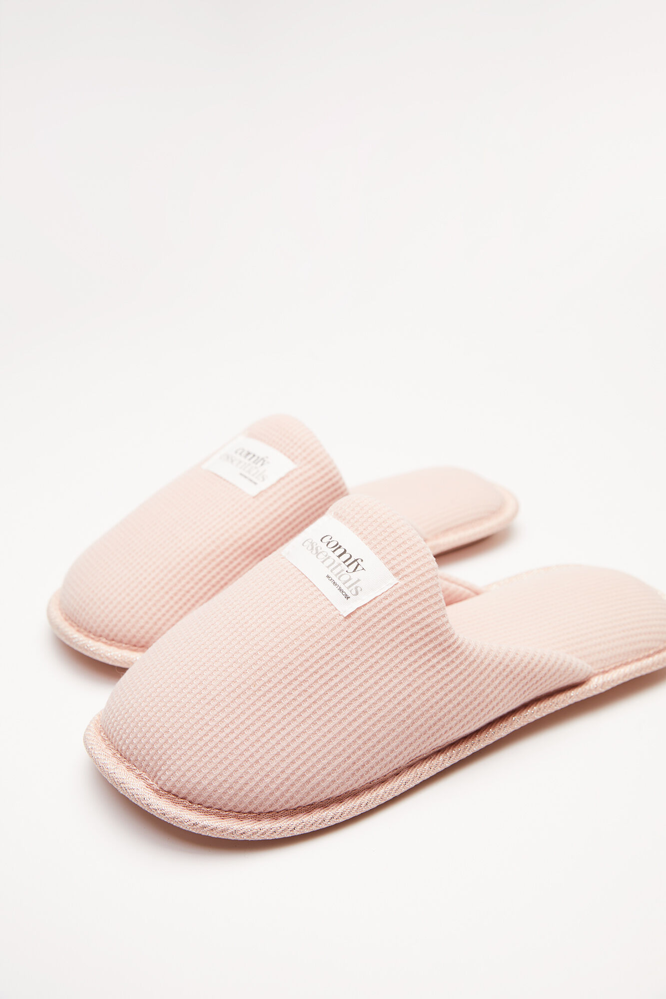Pantufas de casa texturizadas rosa - rosa