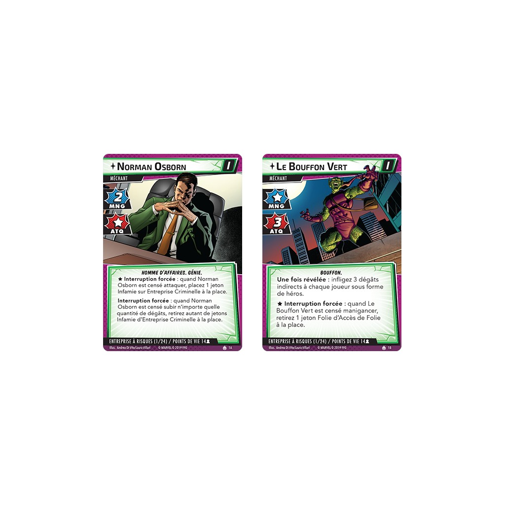 Marvel Champions : Le Jeu De Cartes - Le Bouffon Vert