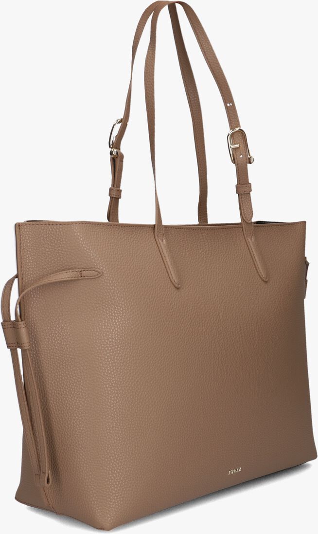 taupe furla schoudertas ava l tote