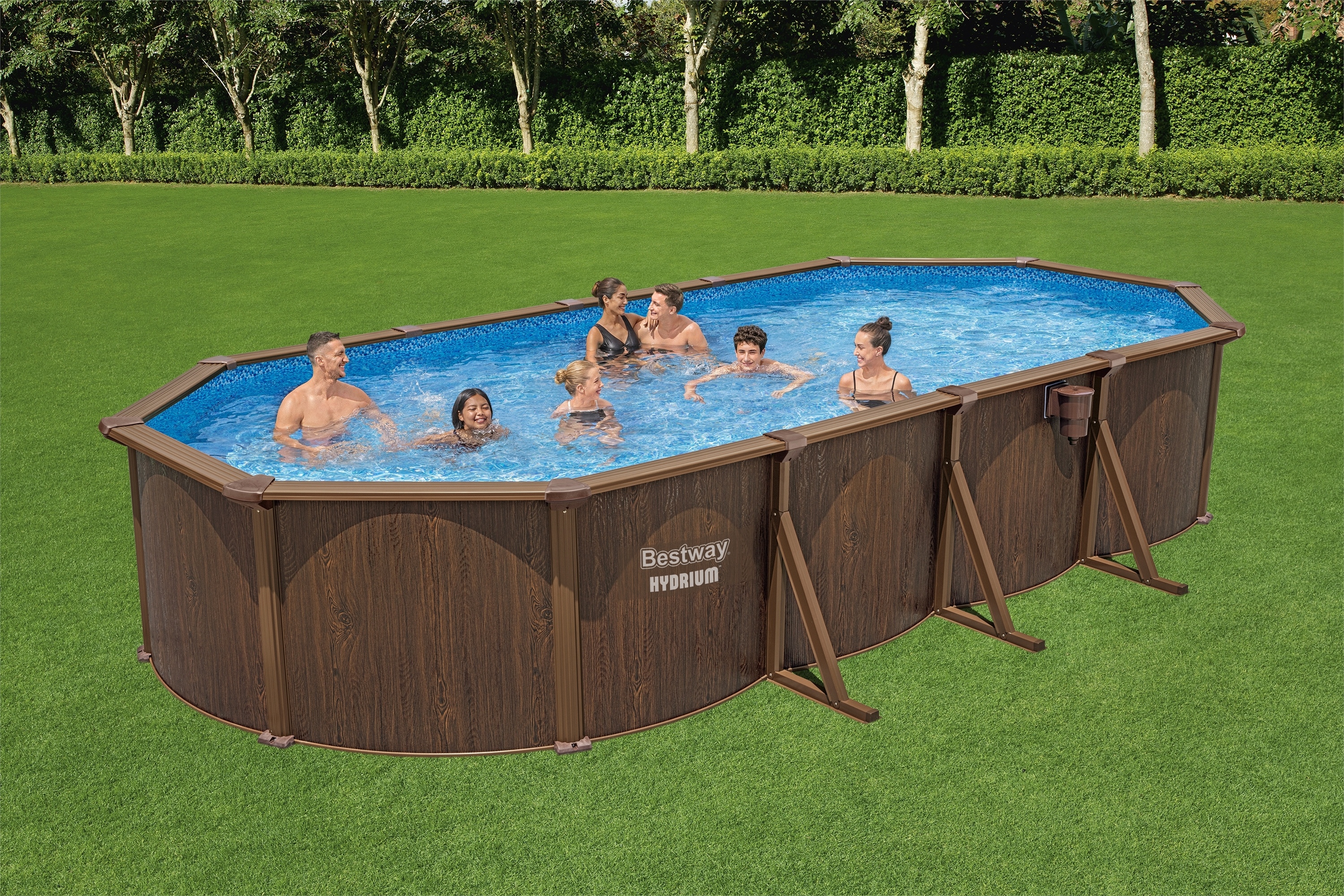 Bestway Pool Hydrium Komplett-Set 730 x 360 x 130 cm