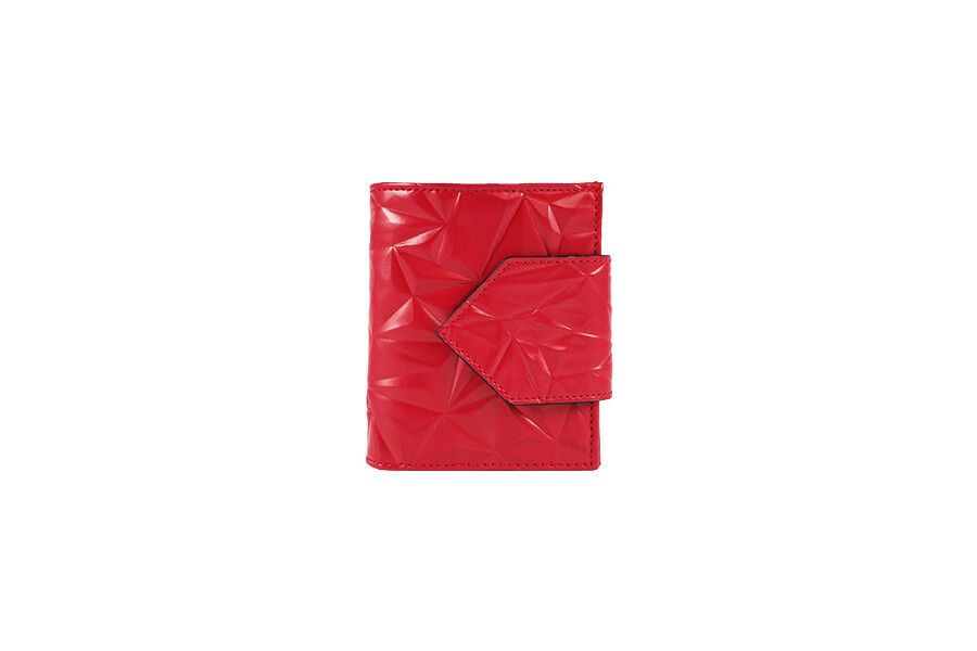 Lip-wallet rocky red (black)