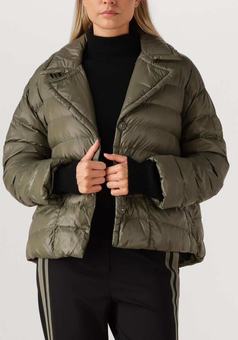 khaki luisa cerano gewatteerde jas 428511/4133