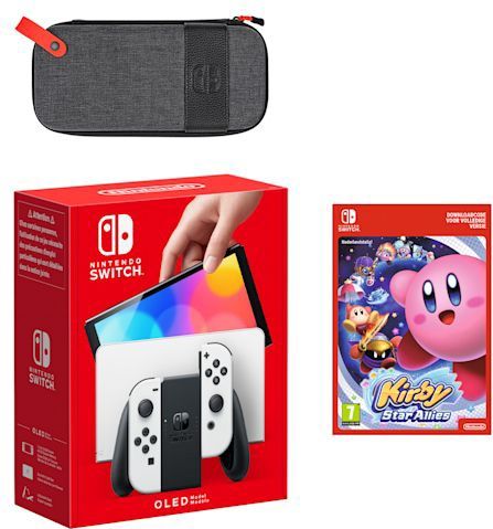 Nintendo Switch - OLED-model (wit) Kirby Star Allies-bundel