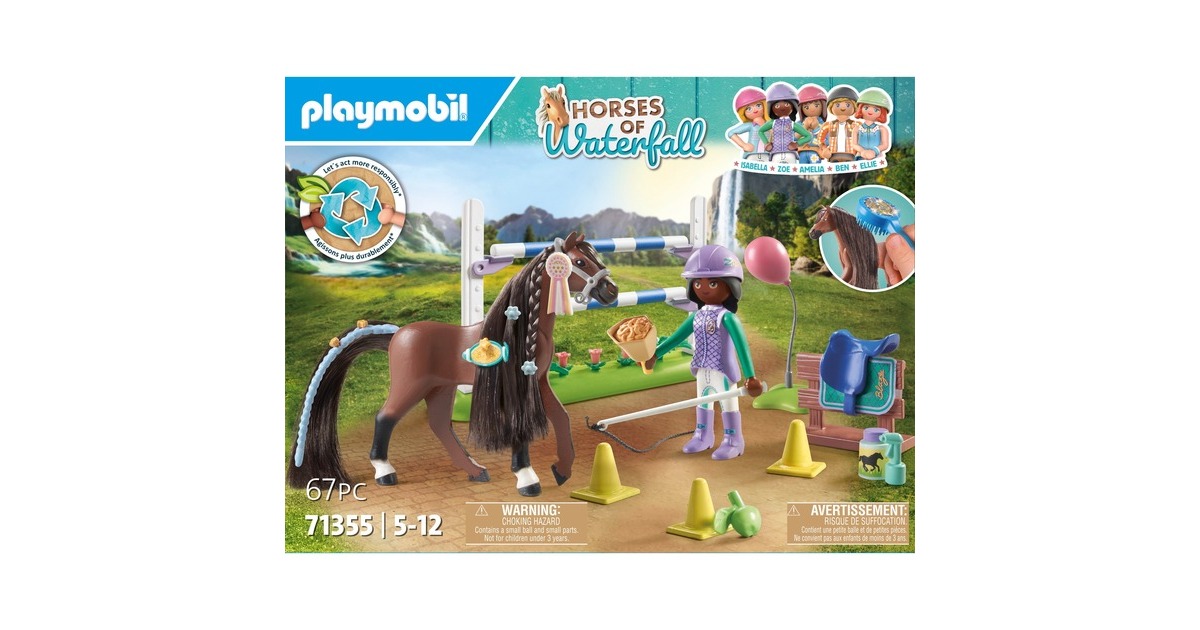 PLAYMOBILHorses of Waterfall - Zoe en Blaze speelset Constructiespeelgoed  (71355)