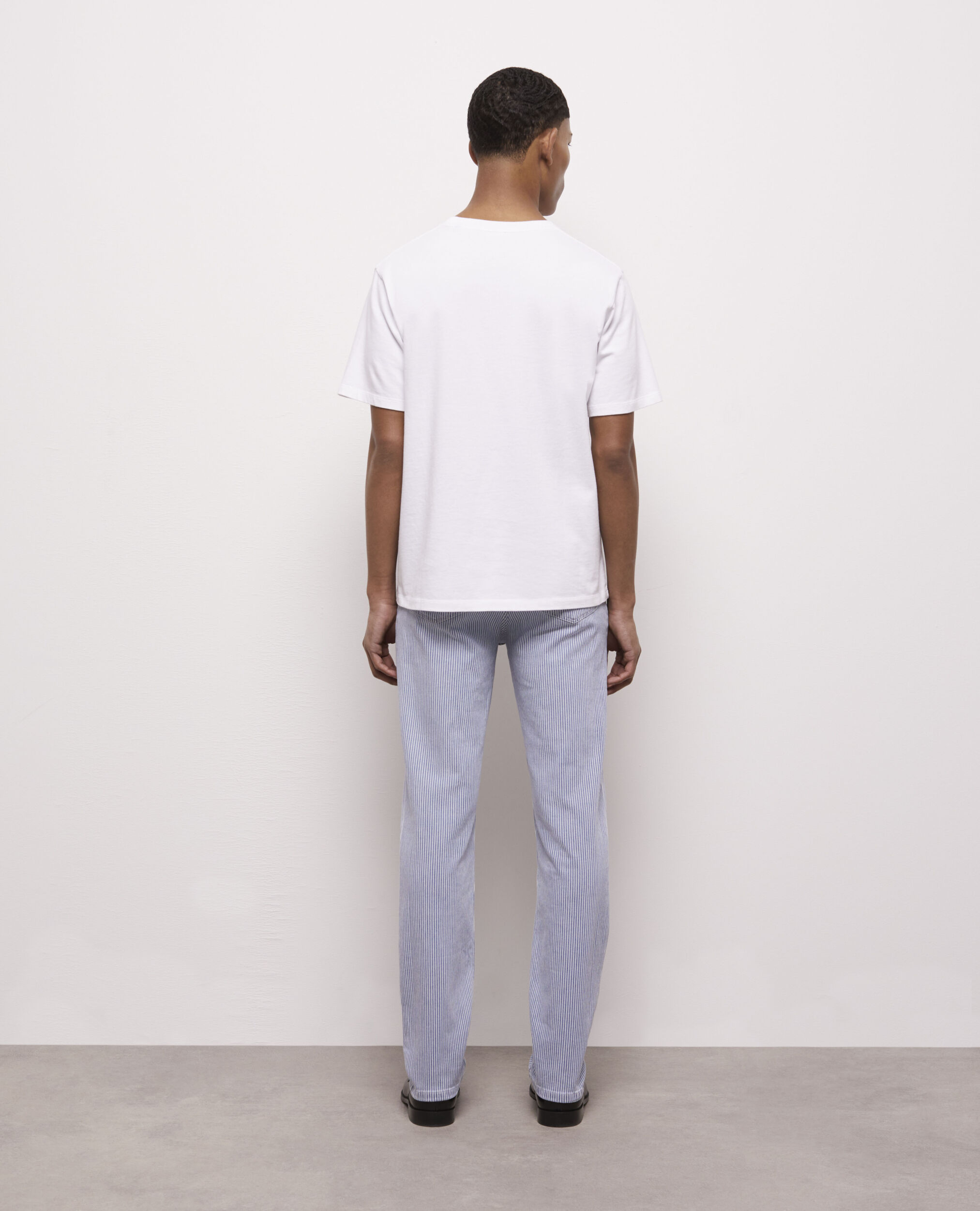 T-shirt blanc sérigraphié Snake logo