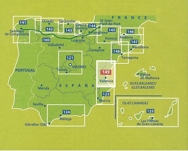 MICHELIN - 149 ENVIRONS DE VALENCE 1 150 000