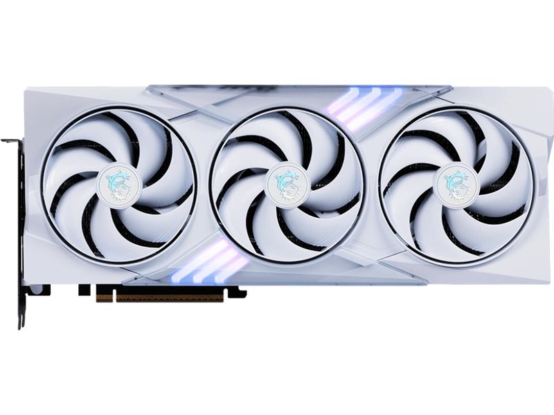 MSI Grafikkarte GeForce RTX 5070 GAMING TRIO OC Weiss 12 GB Gamer-Grafikkarte mit 12 GB GDDR7-Speicher, ermöglicht Auflösungen bis zu 8k