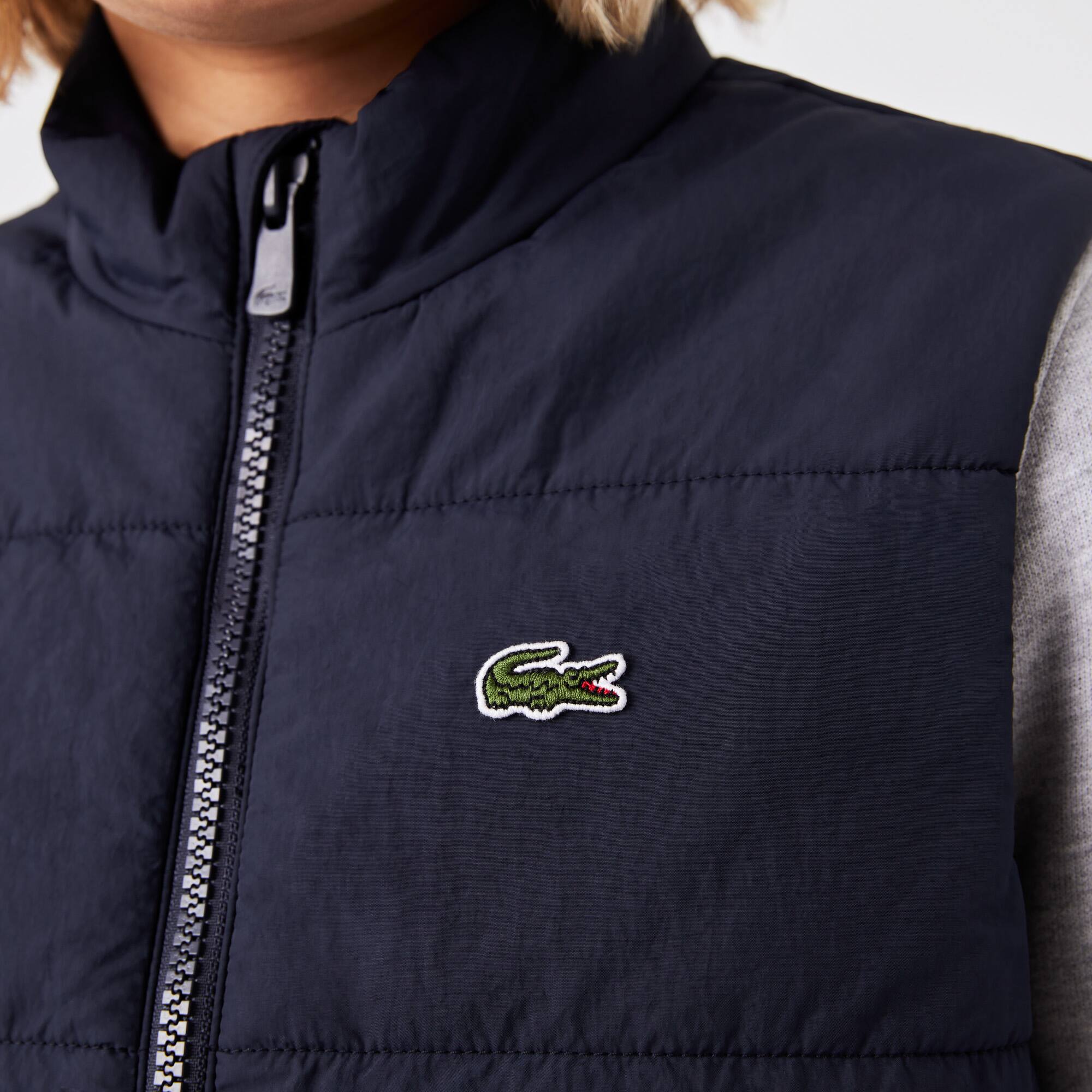 Doudoune sans manche enfant Lacoste en taffetas Manteaux & Blousons - Bleu - Lacoste - Enfant