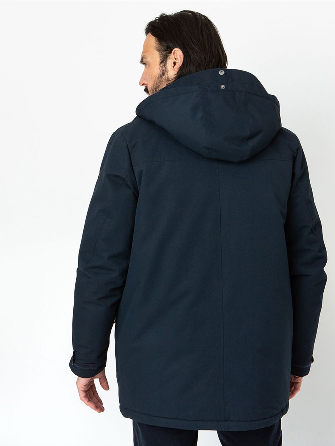 Manteau Long Homme Imperméable Marine
