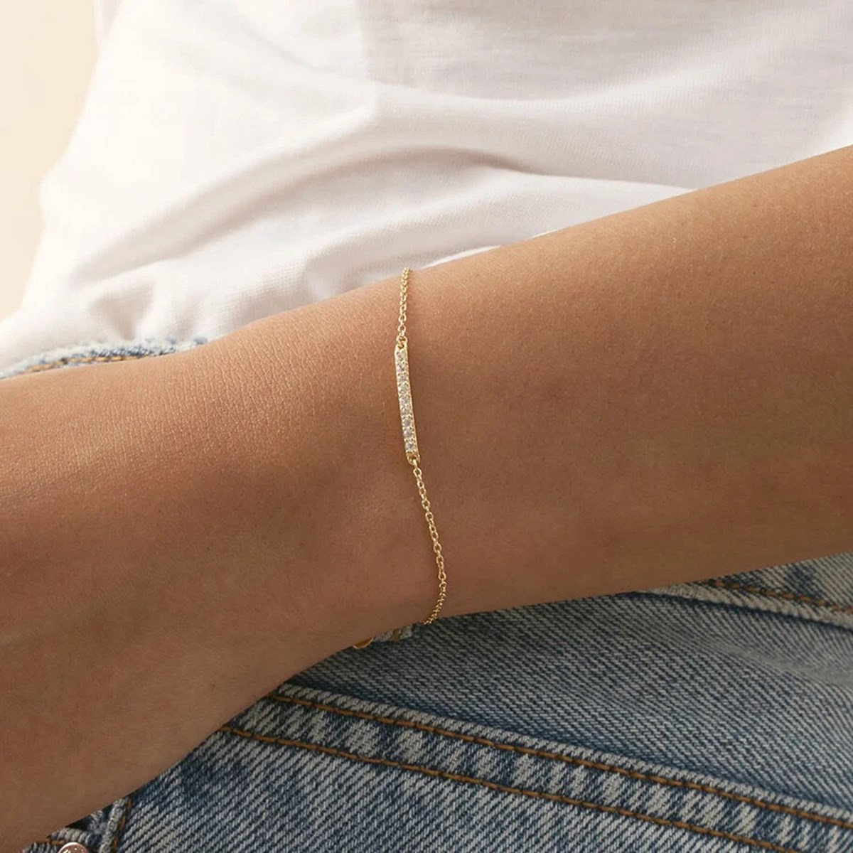 Bracelet Agatha Barshine doré