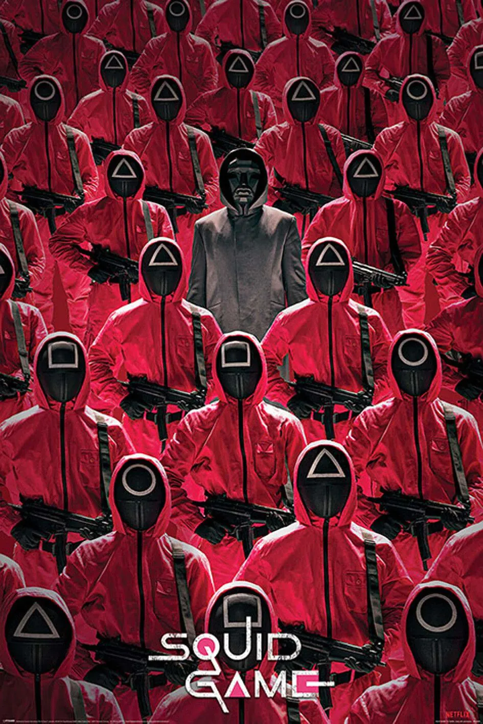 Poster Squid Game - crowd, 61 x 91 cm