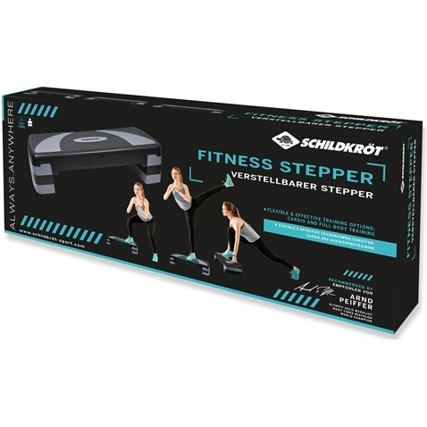 Stepper de fitness, bleu/gris