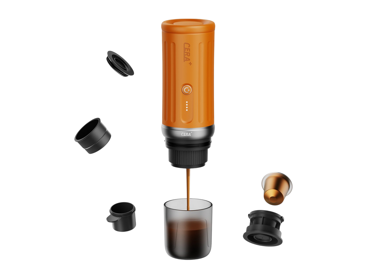 CERA+ Cerapresso draagbare elektrische espressomachine - Orange