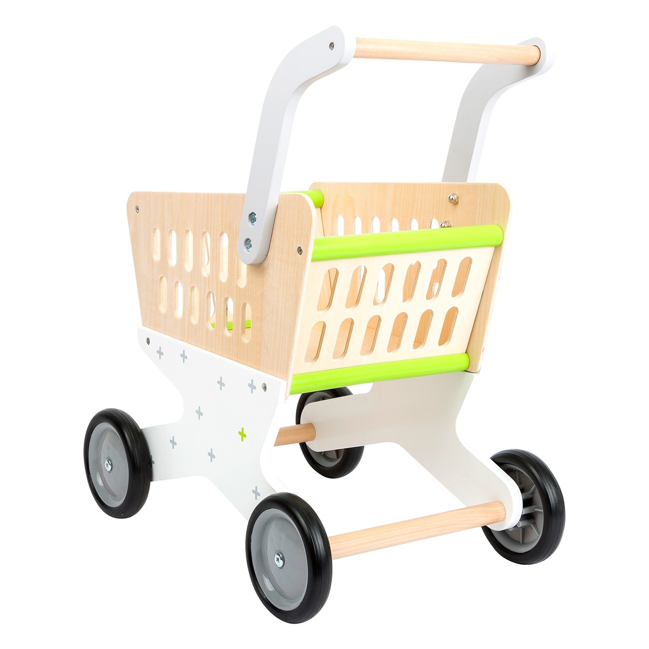 Smallfoot Einkaufswagen Trend 11161 Mehrfarbig Spiel-Einkaufswagen