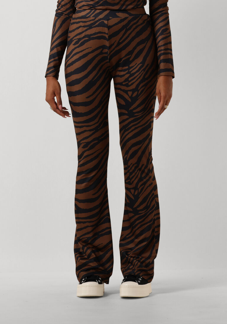 NOTRE-V bruine notre-v flared broek nv celeste flared pants