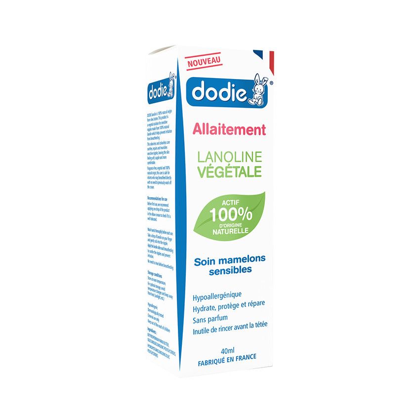 Crème pour mamelons sensibles Lanoline végétal - 40 ml - Doré