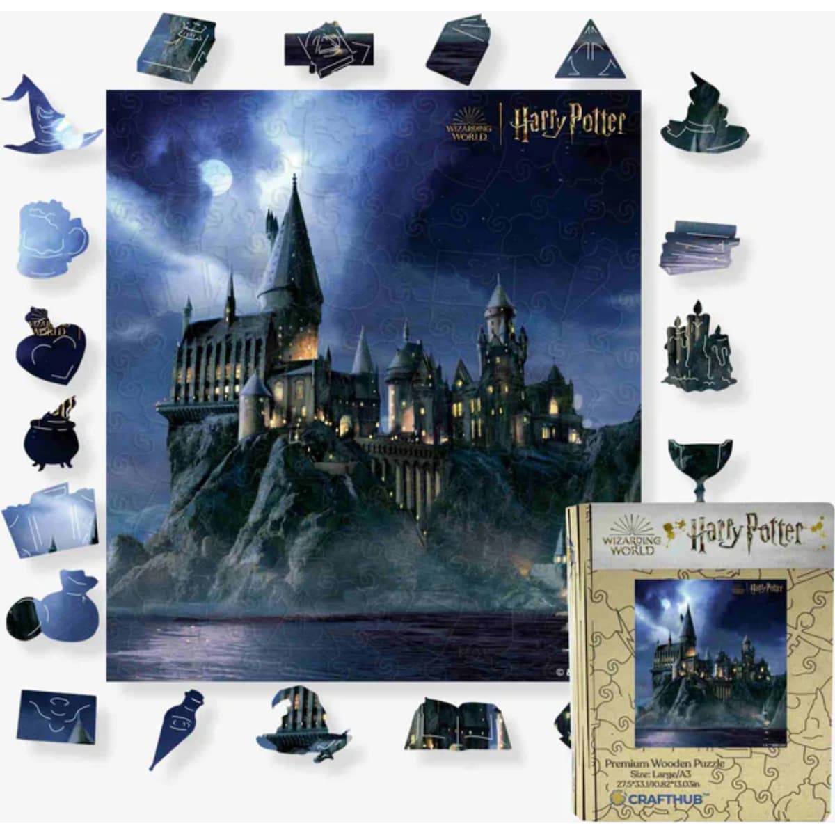 Crafthub Harry Potter puslespill (Magical Castle)