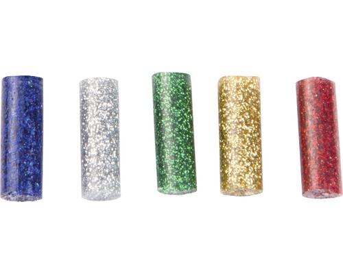 Lijmstiften voor Bosch Gluey, 70 stuks, glitter