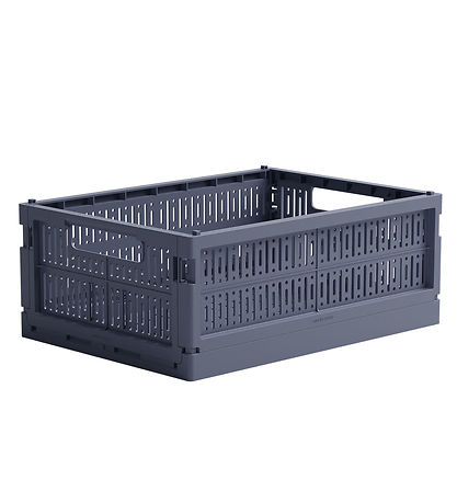 Made Crate Klappbox - Midi - 33x24x13 cm - Blue Grey