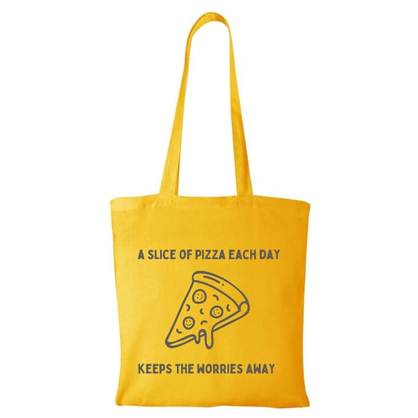 Tas - Pizza keeps worries away