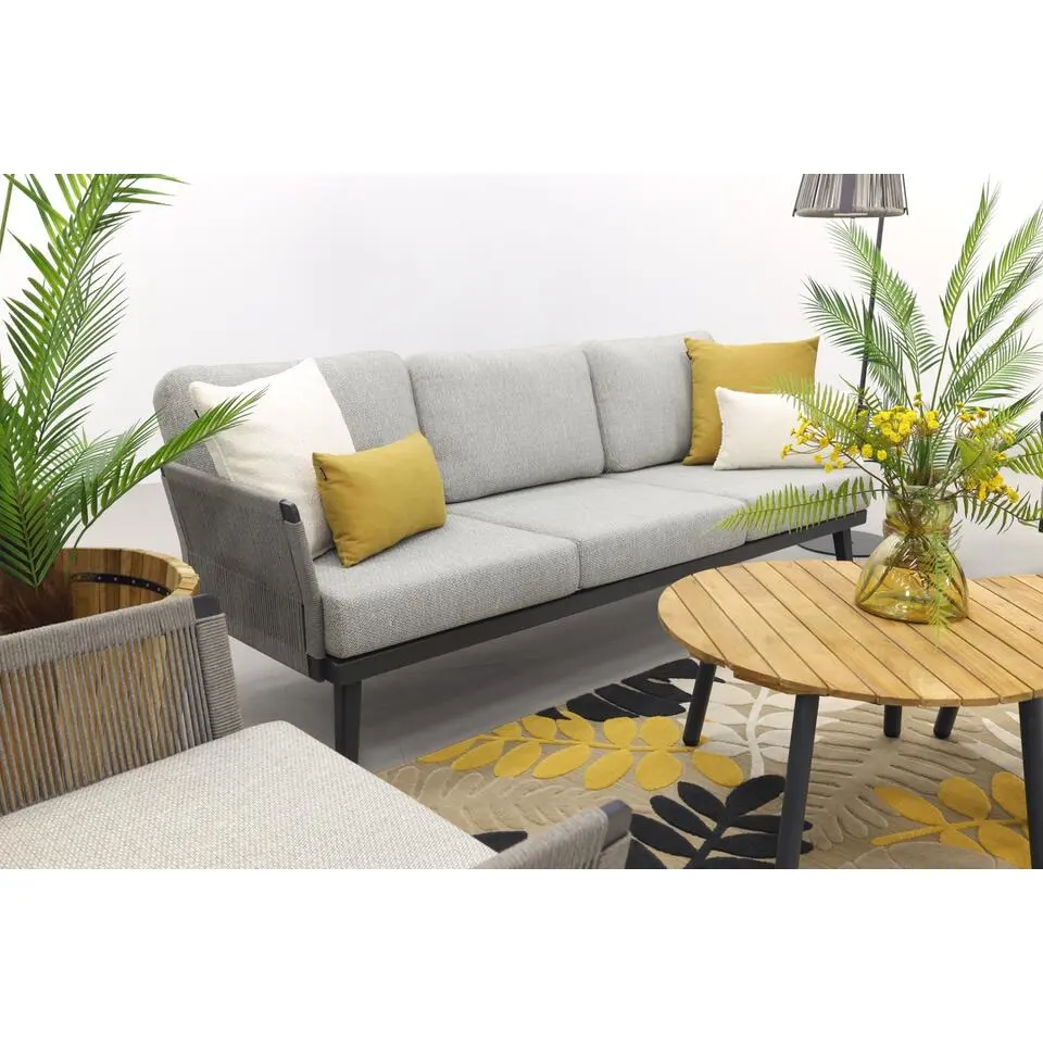 Durban/Mindo stoel-bank loungeset - 5-delig
