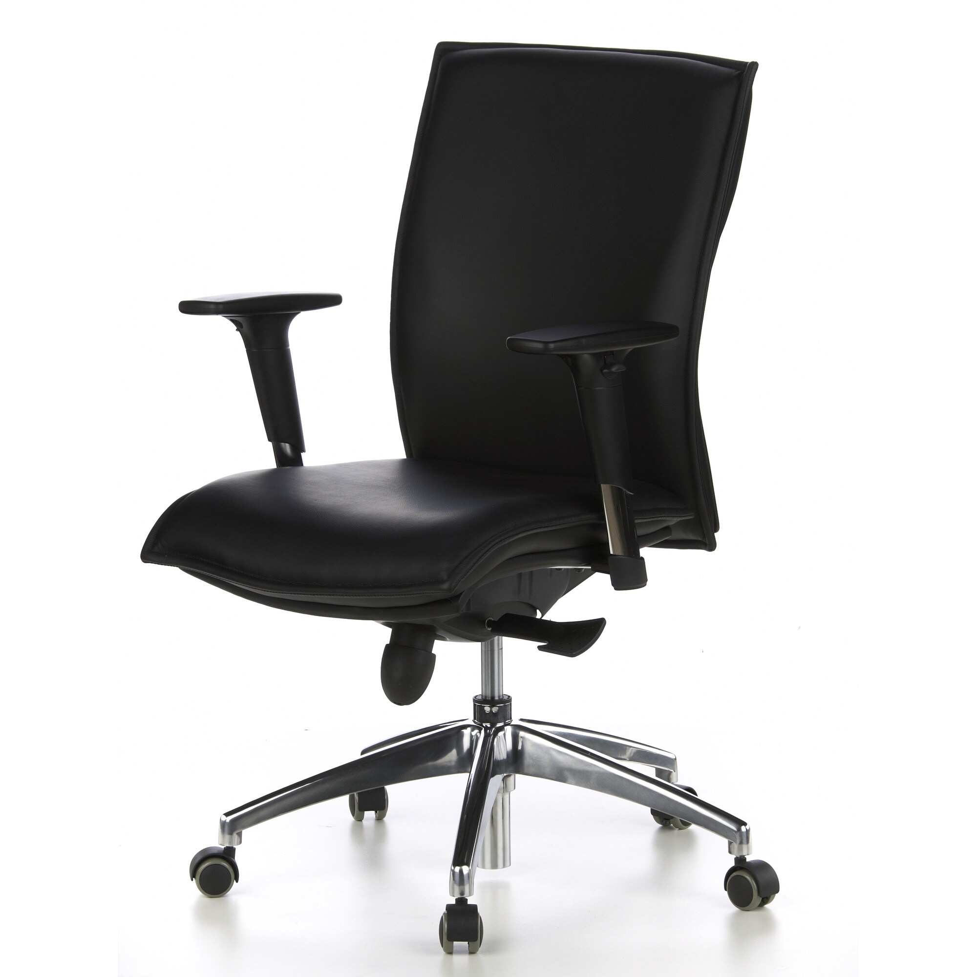 Luxus Chefsessel MURANO 10 Leder mit Armlehnen (höhenverstellbar) hjh OFFICE