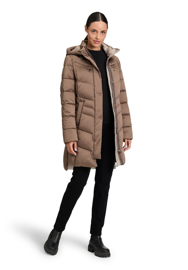 Gil Bret Steppjacke mit Kapuze mit Kapuze und seitlichem Reissverschluss