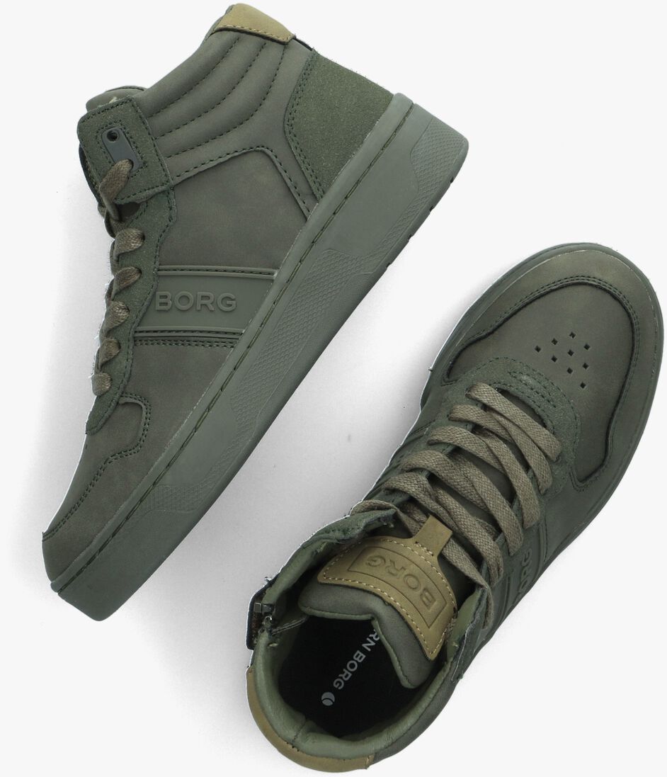 BJORN BORG groene bjorn borg hoge sneaker t2200 mid tnl k