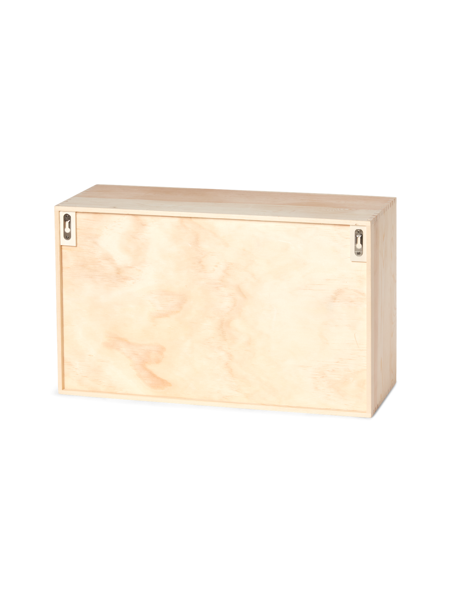 Skab | Fyrretræ/rattan/krydsfiner. 50 x 20 x 30 cm. | Nature