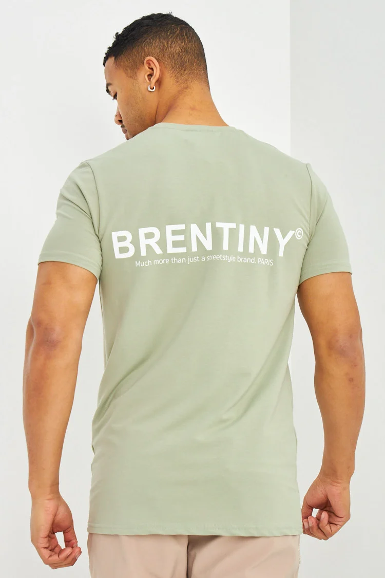 T-shirt kaki Brentiny